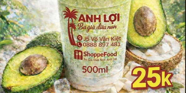 Bơ Già Dừa Non Anh Lợi