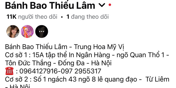 Bánh Bao Thiếu Lâm