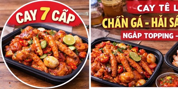 Sốt Thái 7 Cấp - Chân Gà Hải Sản