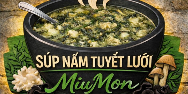 Soup Nấm Tuyết Lưới - MiuMon