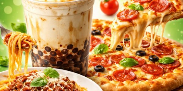 Mỳ Ý, Pizza & Trà Sữa Kem Trứng Nướng - Bồ Đề