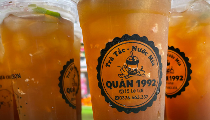 TRÀ TẮC 1992 - Trà Tắc Xí Muội & Nước Mía Nguyên Chất - 15 Lê Lợi