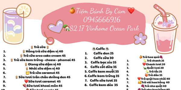 Tiệm Bánh By Cam - Vinhome Ocean Park
