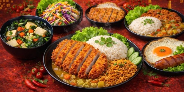 Cơm Thịt Heo Chiên Xù & Mỳ Trộn Thịt Gà Chiên Xù GOU’S JIA - 346/2 Bình Lợi