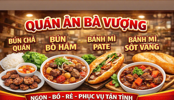 Quán Ăn Bà Vượng - Đồ Ăn - Đường Nguyễn Kiệm