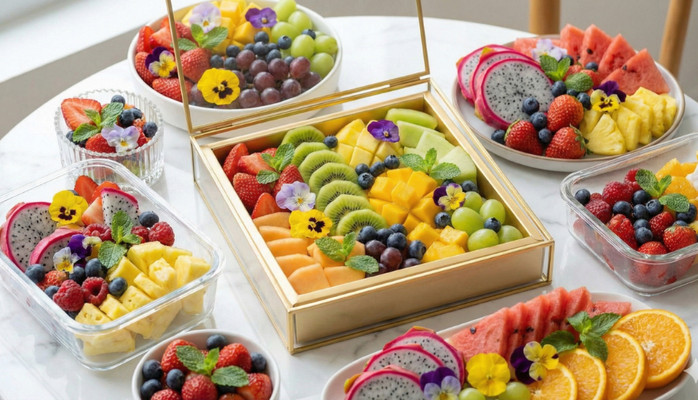 Nước Ép, Trái Cây Cắt Sẵn & Bánh Tráng Trộn - 107 Thanh Tịnh