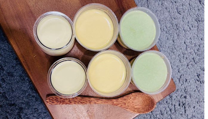 Tráng Miệng Ngọt Ngào - Flan Cốt Béo, Yaua Phô Mai Béo Mịn & Kem Dẻo Matcha - Tân Sơn Nhì