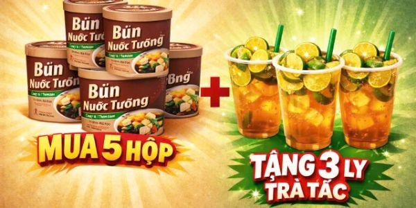 BÚN NƯỚC TƯƠNG & BÁNH MÌ CHẢO - MLEM