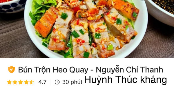 Bún Trộn Heo Quay Nguyen - Chùa Láng
