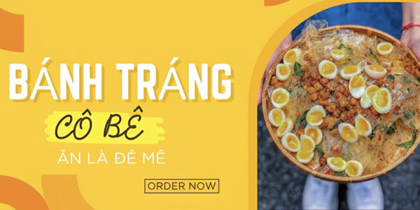 Bánh Tráng Cô Bê Ăn Là Đê Mê - Bánh Tráng Mỡ Hành Tóp Mỡ Trứng Lòng Đào