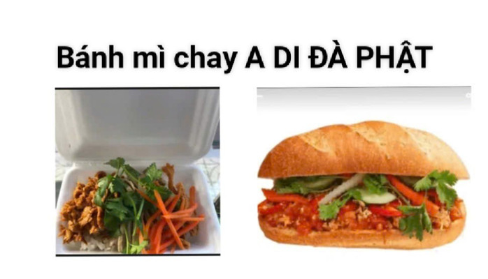 BÁNH MÌ CHAY A DI ĐÀ PHẬT  - Tân Sơn Nhì