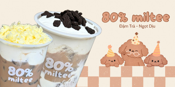 80 Percent Miltee - Trà Sữa, Cafe & Cacao