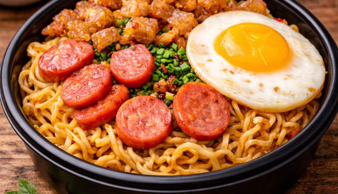 Bếp Ăn Vặt Nhà Thơm - Mì Trộn, Đồ Chiên & Trà Tắc - Cổng Trường Hùng Thắng