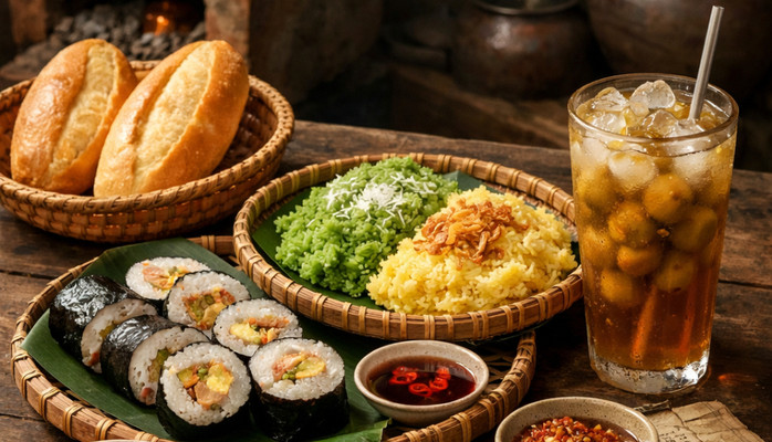  Bếp Sớm 1976 - Xôi, Bánh Mỳ & Cơm Cuộn - Trần Thái Tông