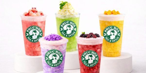 PHUC HOA - Trà Sữa Ít Ngọt, Trà Trái Cây Tươi & Nước Dừa Tươi