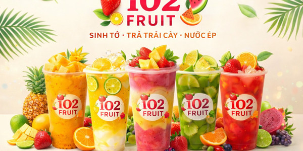 Sinh Tố 102 Fruit - Nước Ép & Trà Trái Cây