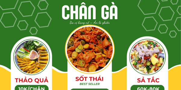 Chân Gà Sốt Thái - Bếp Mẹ Bắp