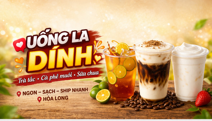 Uống Là Dính - Cà Phê Muối, Trà Tắc & Sữa Chua - Quốc Lộ 56