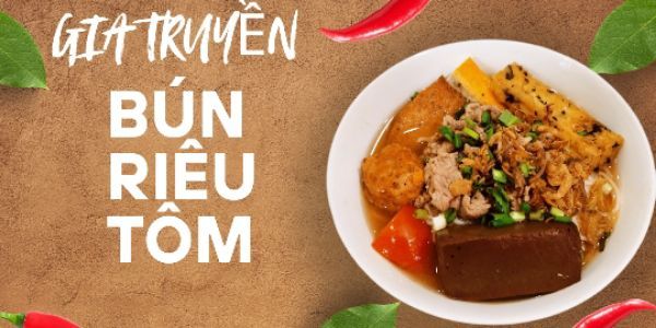 Bún Riêu Tôm & Bánh Đa Cua Anh Ba