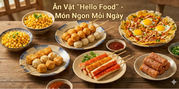 Hello Food - Cá Viên Chiên & Chân Gà Sốt Thái - CMT8