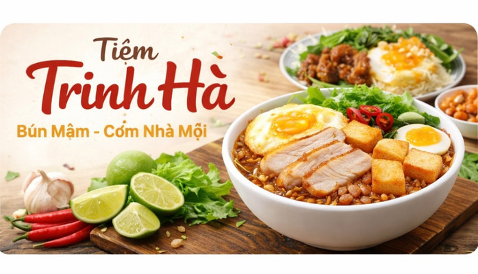 Tiệm Trinh Hà - Bún Mắm Nhà Làm - 28/12 Trần Văn Ơn