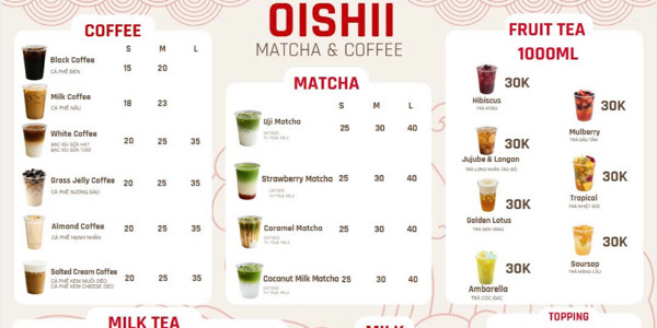 MATCHA & COFFE OISHII