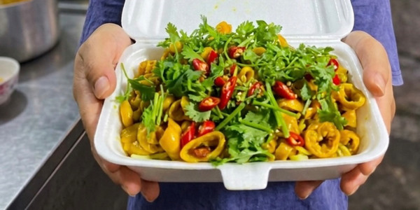 Bún Lòng Xào Nghệ "Sáng, Đêm"