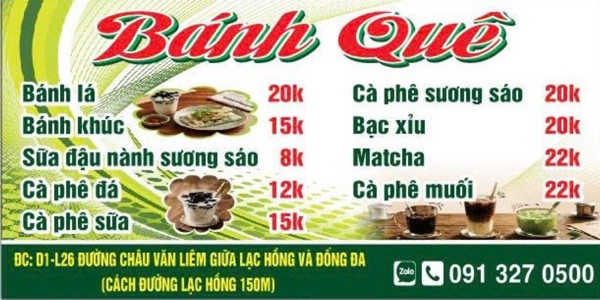 Bánh Quê - Hương vị Hà Nội