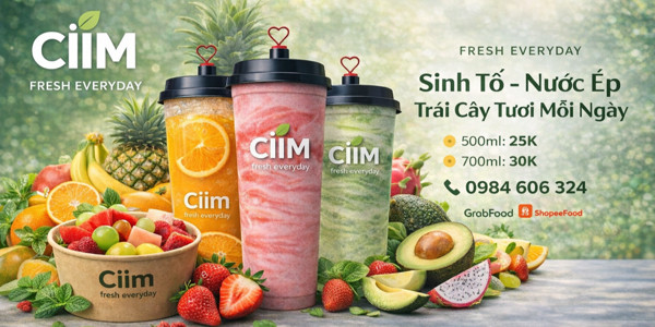 Ciim Fruit - Sinh Tố & Nước Ép Trái Cây Tươi