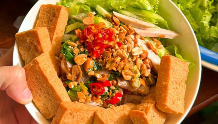 BÚN ĐẬU GIÒN NGON - Bún Xì Dầu Chay Mặn - Thuận Giao