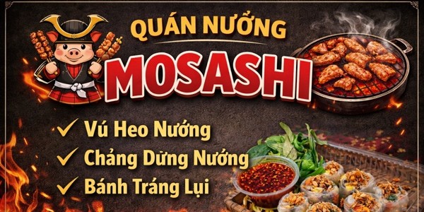 Quán Nướng MoSaShi - Đồ Nướng, Lẩu & Bánh Tráng - Đường TCH35
