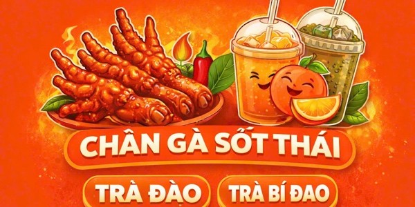 Trà Đào Dầm 9K - 80 Trâu Quỳ
