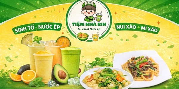 TIỆM NHÀ BIN - Mì Xào, Nui Xào & Nước Ép Trái Cây Tươi - Nguyễn Ái Quốc