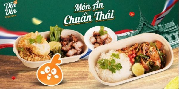 Din Din - Cơm, Mì Trộn & Gà Chiên Polo - Nguyễn Lâm