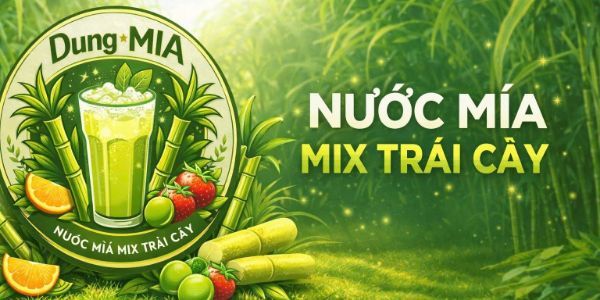 DUNG MIA - Mía Mix, Dừa Ép Thái Lan & Sen Dừa Matcha