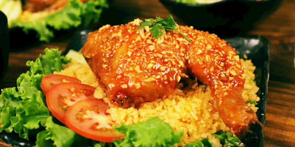 CƠM GÀ MẮM TỎI - Mỹ Phước 3