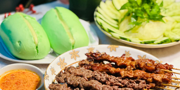 Bánh Mì Bò Nướng Bơ Cambodia - A Huy
