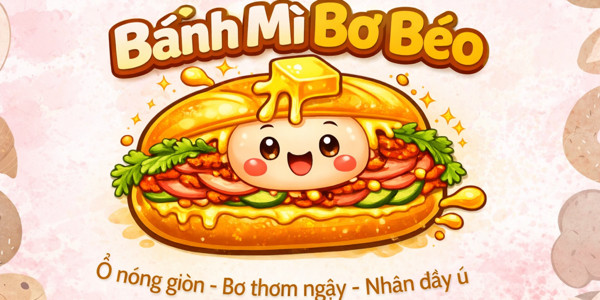 Bánh Mì Bơ Béo - 201 Trần Hưng Đạo