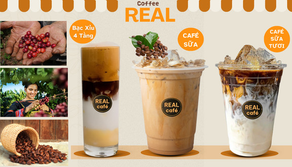 REAL Coffee - Cà Phê Sữa Từ Hạt Robusta & Moca - Nguyễn Hoàng