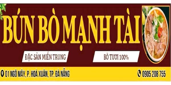 Bún Bò - Mạnh Tài - 69 Đô Đốc Tuyết
