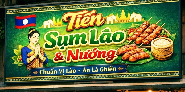 Tiến Sụm Lào & Nướng
