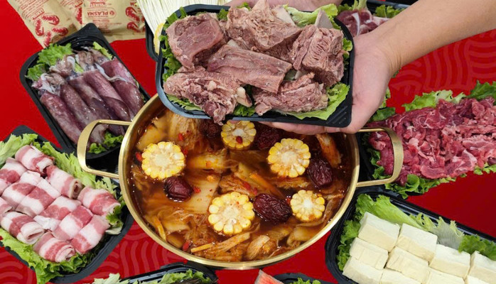 Lẩu Sườn Bò Kim Chi - Lẩu - Ngọc Lâm