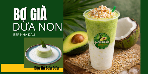 Bơ Già Dừa Non - Bếp Nhà Dâu
