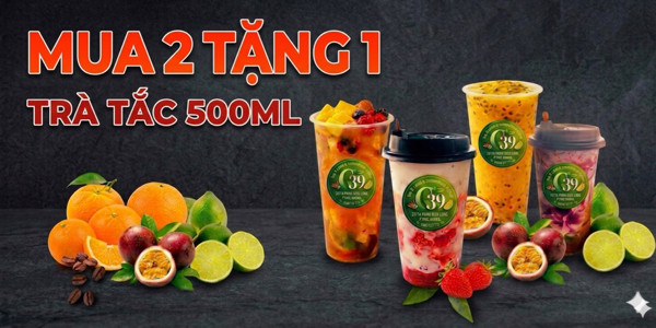 G39 - Trà Trái Cây, Sinh Tố & Yaourt