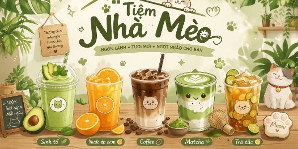 Cà Phê Mèo - Coffee & Matcha - Nguyễn Thị Pha