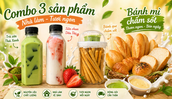 Tiệm Ăn Nhà Gấu - Ăn Vặt, Bánh Mì & Trà Sữa - 42 Đặng Xuân Bảng