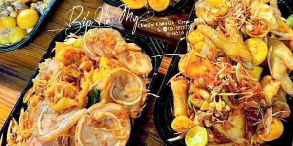 Chân Gà Sốt Thái, Bún Mắm Nêm & Trà Sữa - Bếp Hà My
