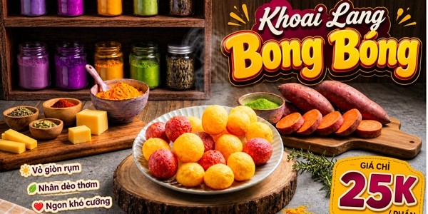 Khoai Lang Bong Bóng - Anh Tuấn Xin Chào - Hồ Thị Kỷ