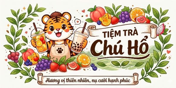 Tiệm Trà Chú Hổ - Trà Sữa - Matcha & Cacao - Tân Mai