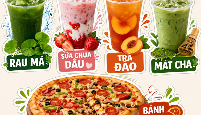 Rau Má Meow Meow - Cà Phê & Pizza - D19
